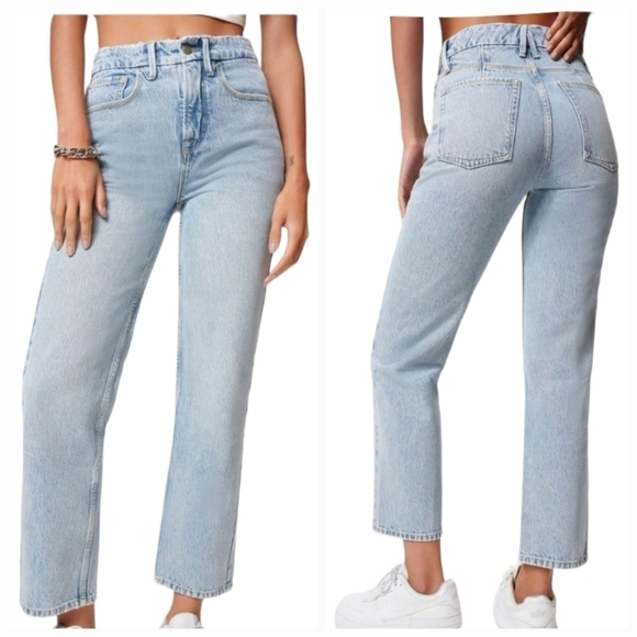 NWT Good American Good Heritage Straight Leg Jeans 12/31 - Picture 2 of 10